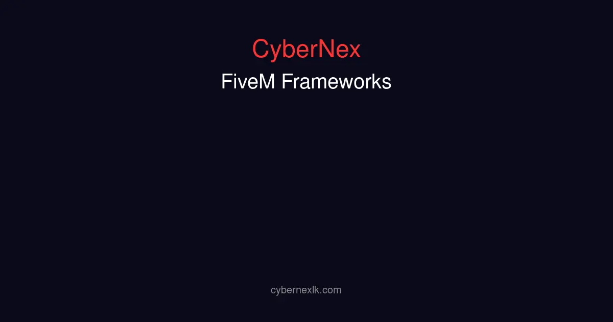 FiveM frameworks comparison showing ESX, QBCore, vRP, and OX Core features, performance benchmarks, and ecosystem differences