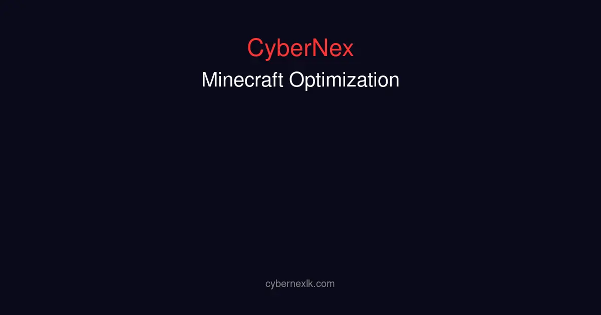 Minecraft server optimization guide showing Paper YAML configuration, JVM flags, and performance tuning settings