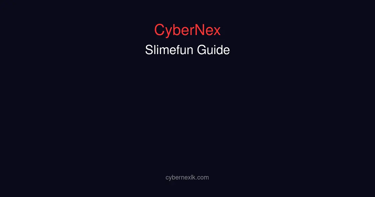 Slimefun Minecraft plugin setup guide showing Slimefun guide book, research tree, and automated machines